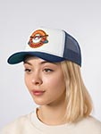 Бейсболка STETSON арт. 7761180 TRUCKER CAP GOLF CLUB (синий / белый)
